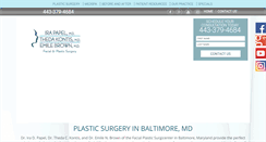 Desktop Screenshot of facial-plasticsurgery.com