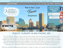Tablet Screenshot of facial-plasticsurgery.com